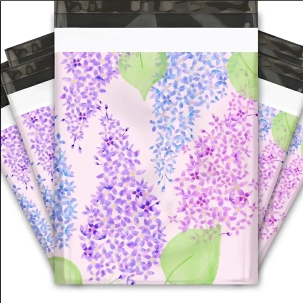 Poly Mailers MIX SPRING 10x13 35 pieces 35 sticker